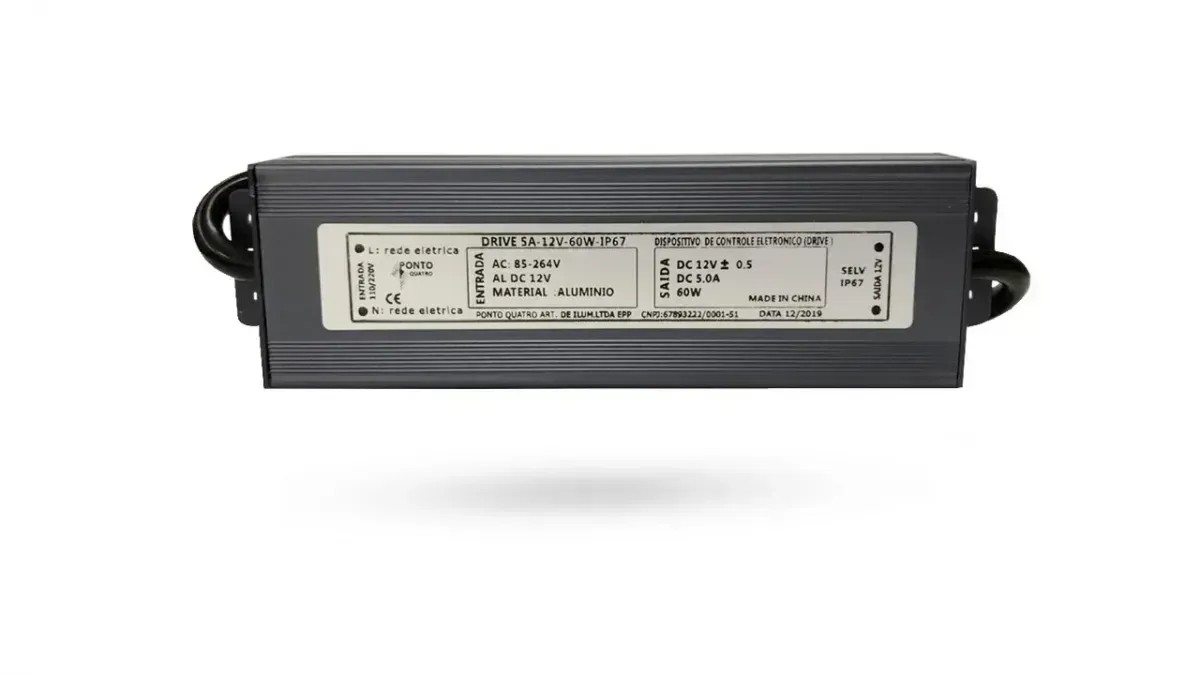 Fonte A Prova de Agua 21A 12V bivolt  (prova d'agua) Imagem