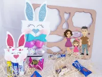 G1.248  Gabarito de Moldes  em MDF Tag Coelho P e G - Foto 3