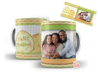 Caneca Personalizada Feliz Páscoa!