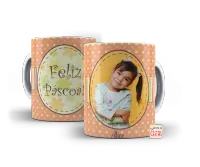 Caneca Personalizada Feliz Páscoa! - Foto 4