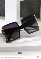 Oculos escuro moldura quadrada - Foto 9