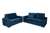 Sofá Conjunto 2 + 3 Galápagos 8000 em veludo 