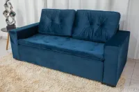 Sofá Conjunto 2 + 3 Galápagos 8000 em veludo  - Foto 8