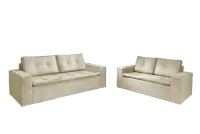 Sofá Conjunto 2 + 3 Galápagos 8000 em veludo  - Foto 15