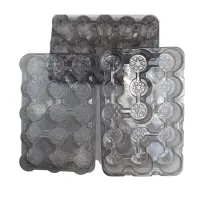 10 Cartelas Plásticas Suporte Para Mini Vasos Pote 6 De Suculentas - Foto 4