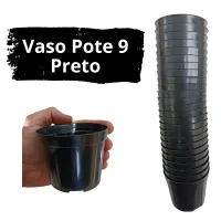 50 Vasos Redondo Pote 9 - Preto - Foto 2