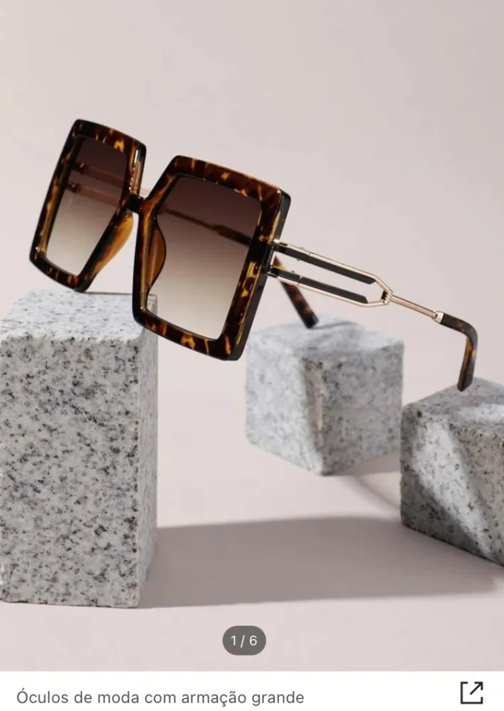 Oculos com armação grande
