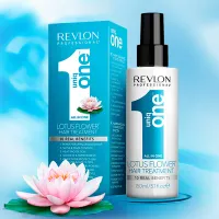 REVLON PROFESSIONAL UNIQ ONE LOTUS FLOWER HAIR TREATMENT 150ML (AZUL) - Foto 3