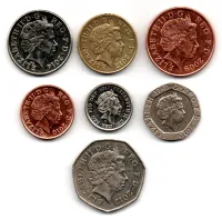 Série Moedas Escudo Britânico - 7 moedas - Foto 2