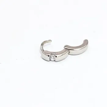 Argola Clicker M335 Banho de Diamante BNH08 - Foto 2