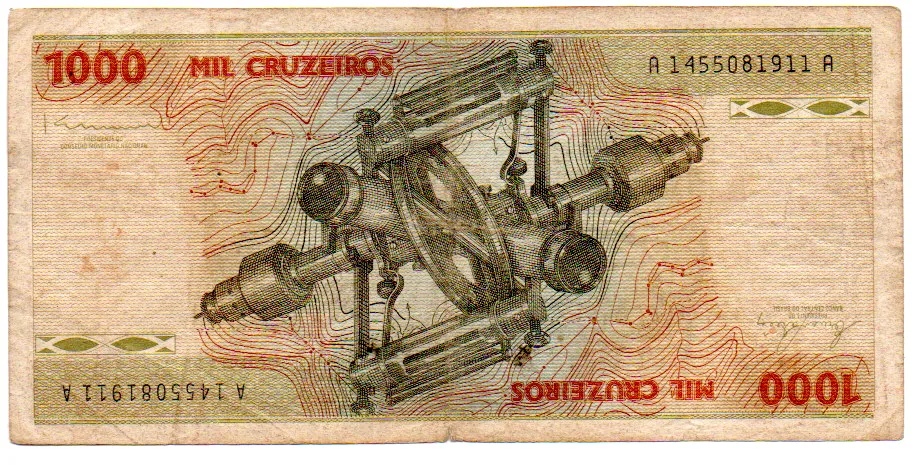 C154 - 1000 Cruzeiros - Cabeção - Barão do Rio Branco - Data: 1979 - BC
