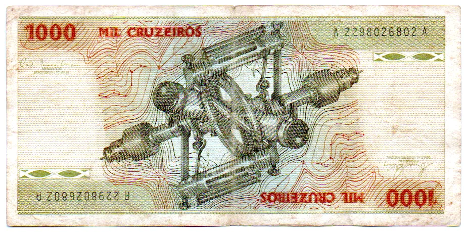 C155 - 1000 Cruzeiros - Cabeção - Barão do Rio Branco - Data: 1980 - BC