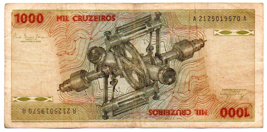C155 - 1000 Cruzeiros - Cabeção - Barão do Rio Branco - Data: 1980 - BC