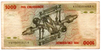 C154 - 1000 Cruzeiros - Cabeção - Barão do Rio Branco - Data: 1979 - BC