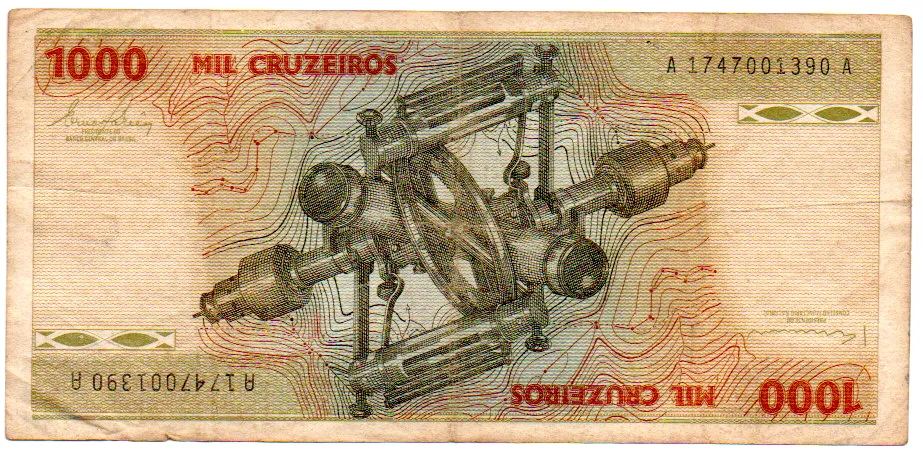 C154 - 1000 Cruzeiros - Cabeção - Barão do Rio Branco - Data: 1979 - BC