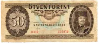 Hungria - 50 Forint - Cédula Estrangeira - R