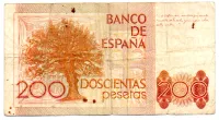 Espanha - 200 Pesetas - Cédula Estrangeira - BC - Foto 2