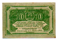 Áustria - Notgeld - 10 Heller - 60mm x 40mm - Cédula Estrangeira - Foto 2