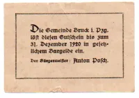 Áustria - Notgeld - 20 Heller - Cédula Estrangeira - Foto 2