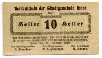 Áustria - Notgeld - 10 Heller - Cédula Estrangeira