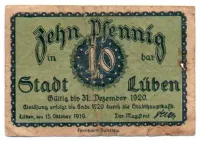 Alemanha - Notgeld - 10 Pfennig - Cédula Estrangeira 