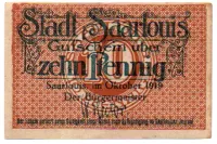 Alemanha - Notgeld - 10 Pfennig - Cédula Estrangeira  - Foto 2
