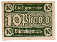 Alemanha - Notgeld - 10 Pfennig - Cédula Estrangeira 