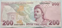 Turquia - 200 Lira - Cédula Estrangeira - Foto 2