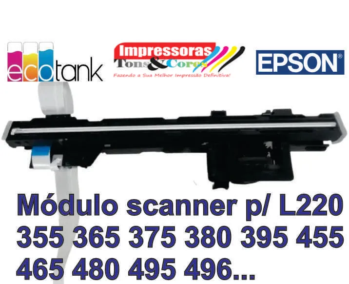 Módulo scanner original p/ Epson L220 L355 L365 L375 L380 L395 L455 L495