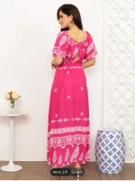 Vestido longo com manga curta - Foto 2