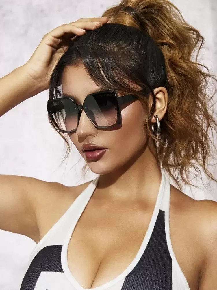 Óculos de moda com lente Ombre Imagem