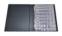 Fichário para Moedas - Espaço para 945 Moedas Pequenas - 4 Argolas - 45mm de Largura