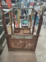 Gaiola de segurança para trabalho em altura com empilhadeira - Cód. 1529 - Foto 3