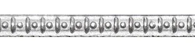 Moldura Meia-Cana Estampada ALPACA 3 mm (Mod. MMCE1903A) Imagem