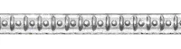 Moldura Meia-Cana Estampada ALPACA 3 mm (Mod. MMCE1903A)
