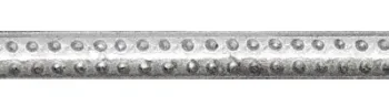 Moldura Meia-Cana Estampada ALPACA 3 mm x 1,5 mm - MMCE1902A