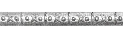 Moldura Meia-Cana Estampada ALPACA 3 mm (Mod. MMCE1901A)