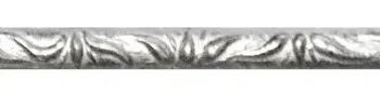 Moldura Meia-Cana Estampada ALPACA 3 mm x 1,5 mm - MMCE1922A