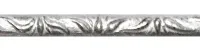 Moldura Meia-Cana Estampada ALPACA 3 mm x 1,5 mm - MMCE1922A