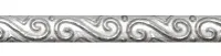 Moldura Meia-Cana Estampada ALPACA 5 mm x 2,5 mm - MMCE1962A