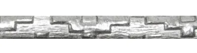 Moldura Meia-Cana Estampada ALPACA 5 mm (Mod. MMCE1964A)
