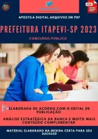 Apostila Prefeitura Itapevi SP Professor Educação Básica 2023