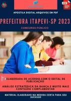 Apostila Prefeitura Itapevi SP Engenheiro Ambiental 2023