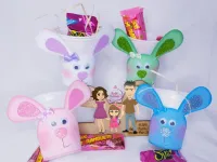 G1.250  Gabarito de Moldes em MDF Coelho Copo - Foto 3