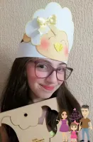 G1.256  Gabarito de Moldes em MDF Kit Faixa Páscoa  - Foto 2