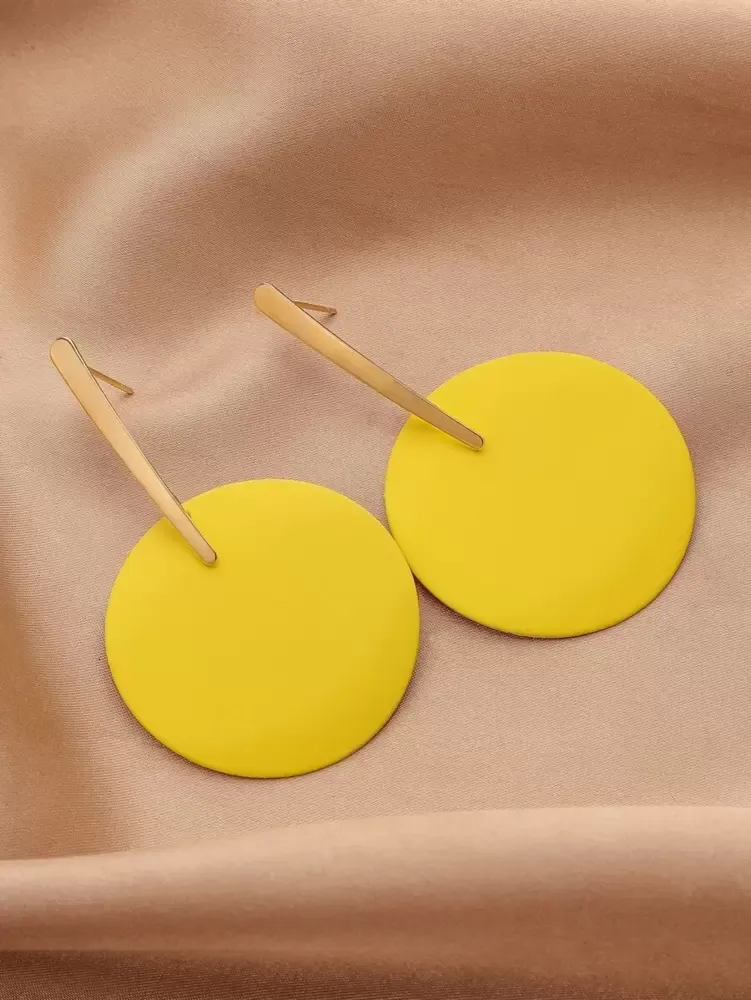 Brincos redondos de design