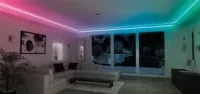 Fita Led Colorida RGB 12v com Fonte e Controle Rolo 5 metros 5050 - Foto 4