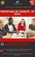 Apostila Prefeitura Taubaté SP Engenheiro Civil 2023
