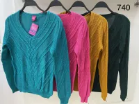 Blusa tricot com decote v GM 740 Tam M - Foto 5