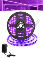 Fita LED 5050 ROXO 12v rolo 5 metros 12v (com silicone)